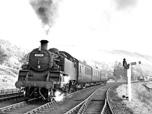 82029 leaving Levisham station 13th October 1961
